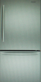 bottom freezer refrigerator dimensions